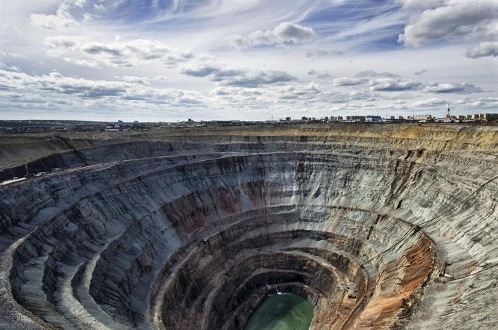 Diamantový důl v jižní Africe snubní prsteny